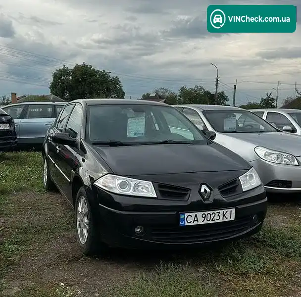 Renault Megane 2008, фото з оголошення, VIN VF1LM0J0E39666695