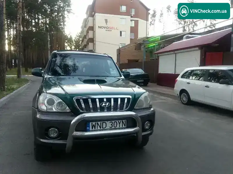 Hyundai Terracan 2002, фото з оголошення 2 з 20, VIN KMHNM81XP3U080157