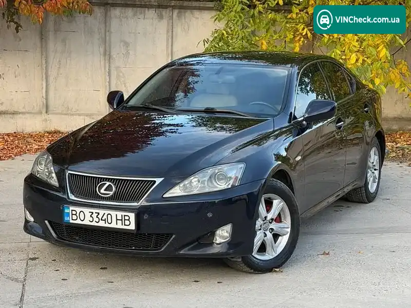Lexus IS 2007, фото з оголошення 2 з 20, VIN JTHBB262002012384