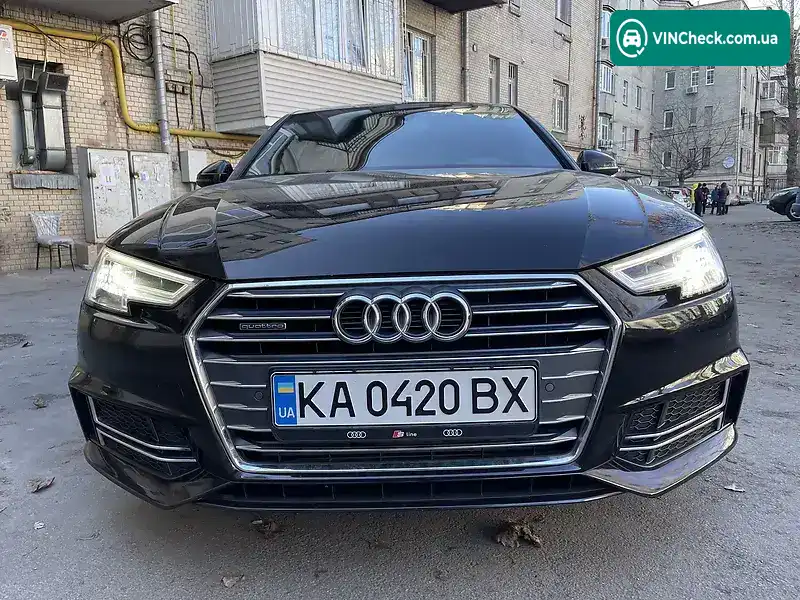 Audi A4 2017, фото з оголошення 2 з 20, VIN WAUENAF4XHN016015