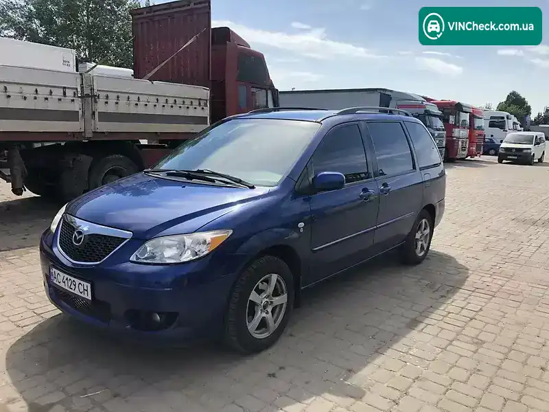Mazda MPV 2004, фото з оголошення 1 з 14, VIN JMZLW19R250304402