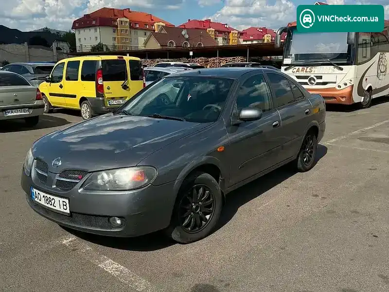 Nissan Almera 2003, фото з оголошення 1 з 9, VIN SJNBBAN16U0427632