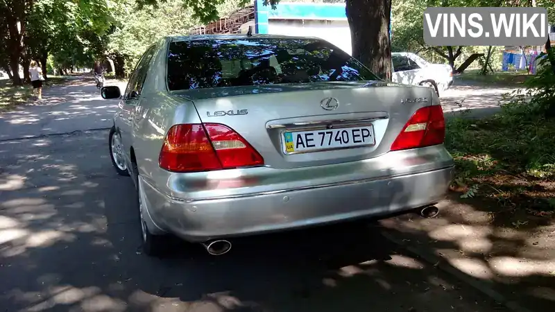 Lexus LS 2002, фото з оголошення 2 з 21, VIN JTHBN30F300067688