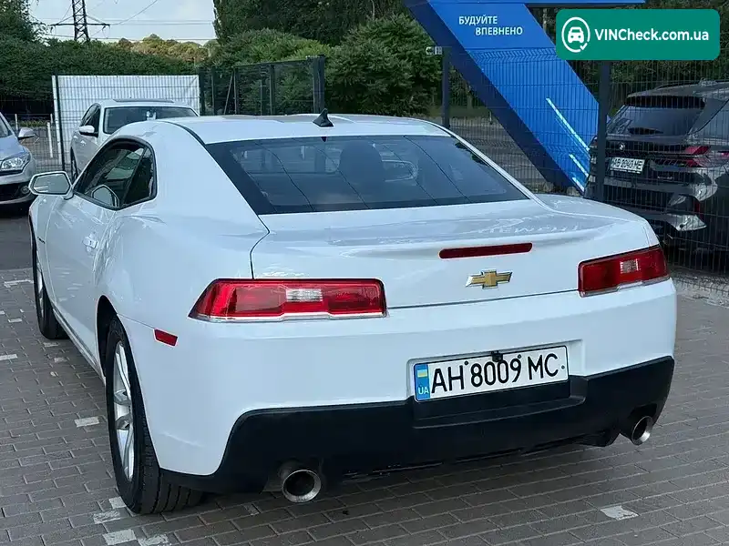 Chevrolet Camaro 2014, фото з оголошення 2 з 15, VIN 2G1FB1E35F9171587