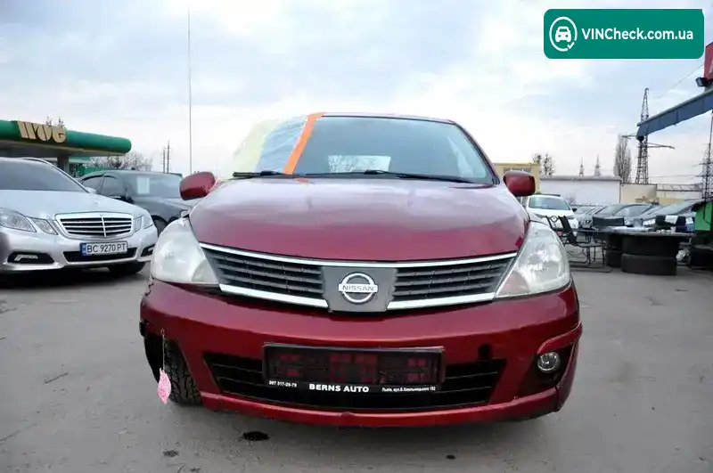 Nissan TIIDA 2007, фото з оголошення 2 з 19, VIN 3N1FCAC11UK393851