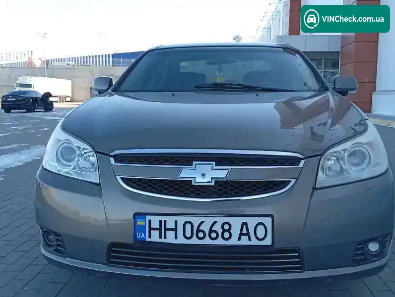 Chevrolet Epica 2007, фото з оголошення 2 з 12, VIN Y6DLF69KE7B081588