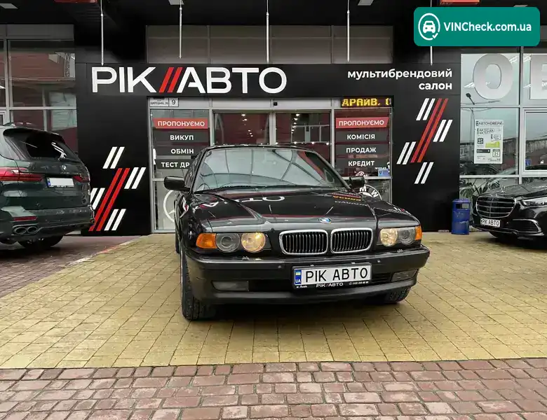 BMW 7 Series 2000, фото з оголошення 1 з 21, VIN WBAGK01060DB56138