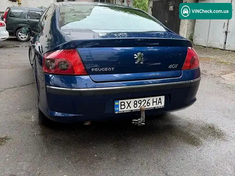 Peugeot 407 2006, фото з оголошення 2 з 8, VIN VF36DRFJC21569315
