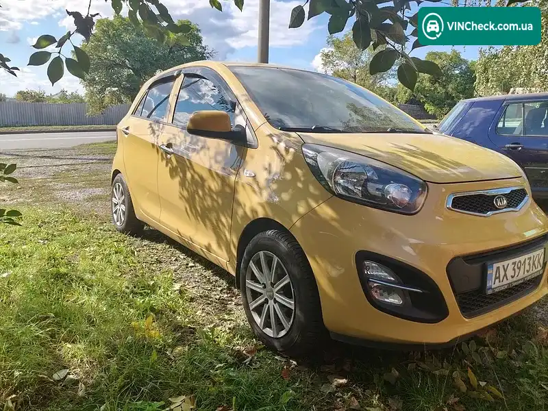 Kia Picanto 2012, фото з оголошення 1 з 8, VIN KNABX512BDT396464