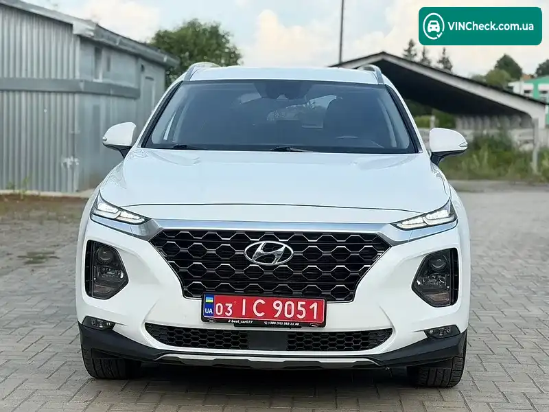 Hyundai Santa FE 2019, фото з оголошення 2 з 20, VIN 5NMS3CAD3LH159652