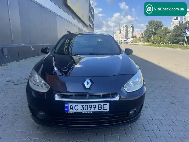 Renault Fluence 2012, фото з оголошення 1 з 20, VIN VF1LZBR0547053003