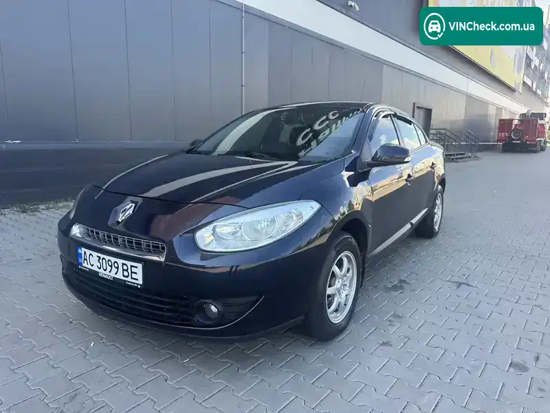 Renault Fluence 2012, фото з оголошення 2 з 20, VIN VF1LZBR0547053003