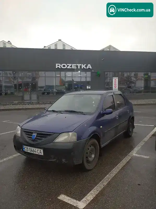 Dacia Logan 2008, фото з оголошення 1 з 3, VIN UU1LSD4GH40178650