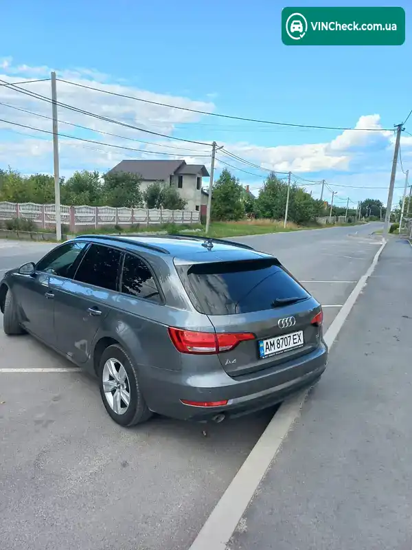 Audi A4 2017, фото з оголошення 2 з 20, VIN WAUZZZF49NA146170