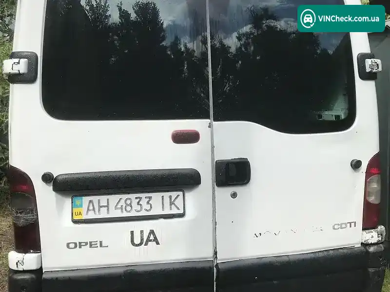 Opel Movano 2004, фото з оголошення 2 з 7, VIN VN1F9CUH631760547