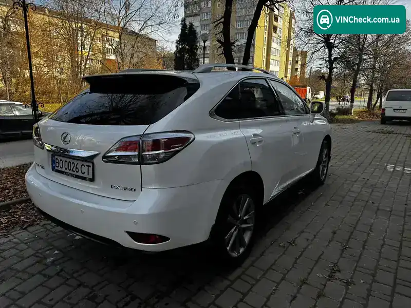 Lexus RX 2012, фото з оголошення 2 з 10, VIN JTJBK11A602455677