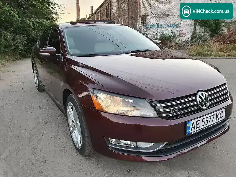 Volkswagen Passat 2013, фото з оголошення 1 з 7, VIN 1VWCM7A30EC037832