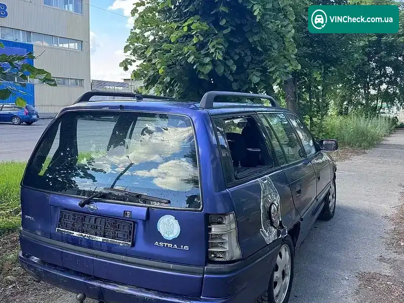 Opel Astra 1995, фото з оголошення 1 з 16, VIN W0L000051S2537778