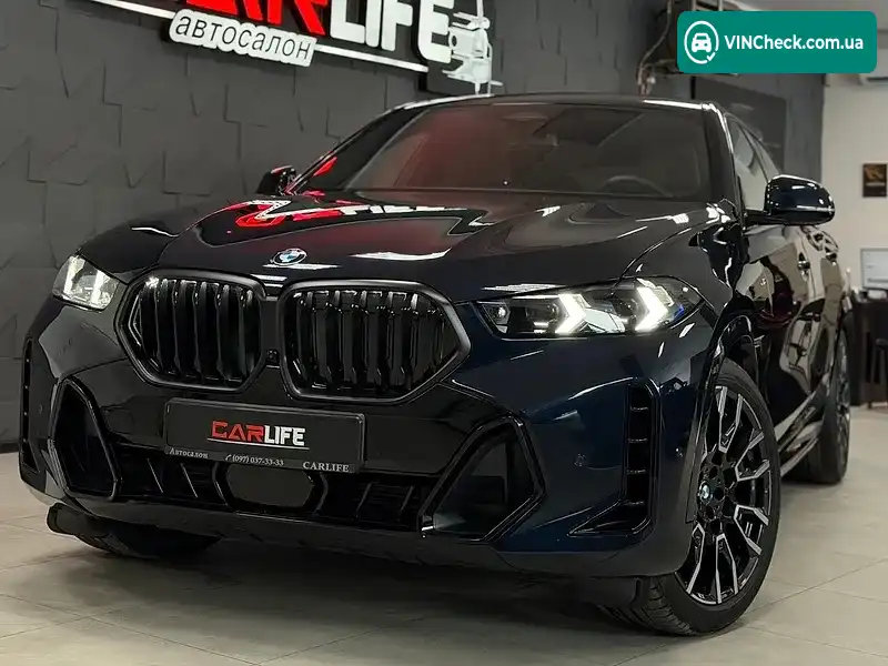 BMW X6 2025, фото з оголошення 1 з 20, VIN WBA11EY0409089874