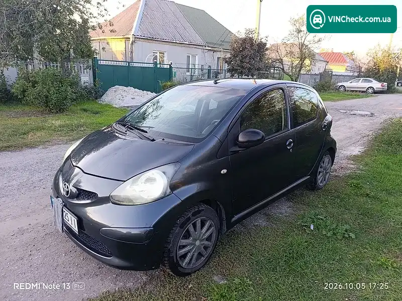 Toyota Aygo 2007, фото з оголошення 2 з 9, VIN JTDKG10C30N128224