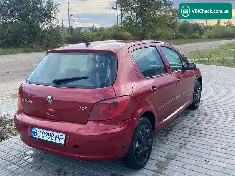 Peugeot 307 2002, фото з оголошення 2 з 7, VIN VF33CNFUB82651109