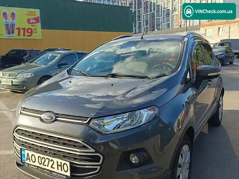 Ford EcoSport 2015, фото з оголошення 1 з 20, VIN WF0BXXMRKBFT74301