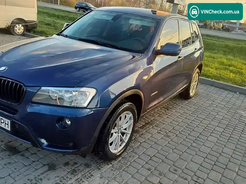 BMW X3 2013, фото з оголошення 2 з 14, VIN WBAWY310200F09283