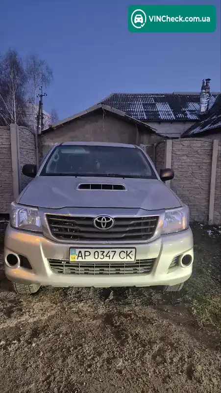 Toyota Hilux 2012, фото з оголошення 1 з 2, VIN MR0FR22G800610588