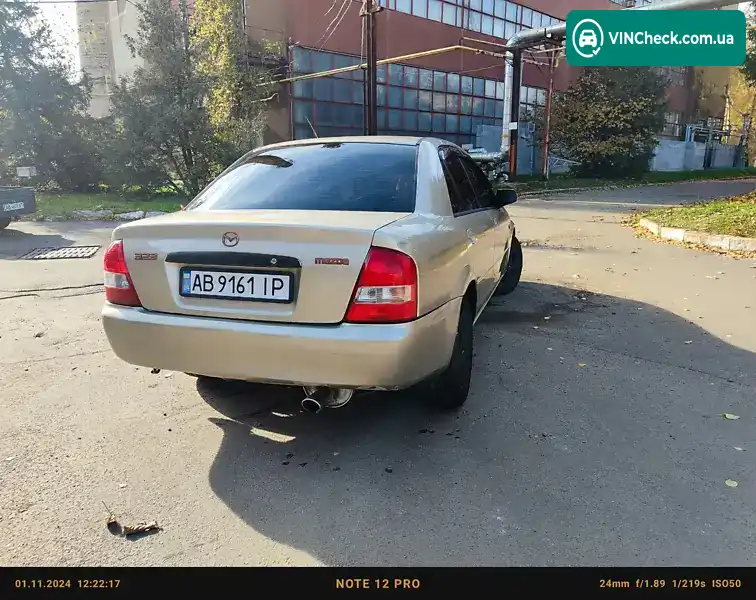 Mazda 323 2003, фото з оголошення 2 з 9, VIN JMZBJ12M231519257