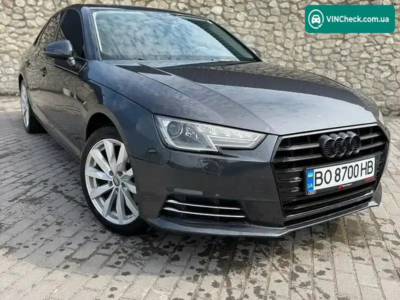 Audi A4 2016, фото з оголошення 1 з 20, VIN WAUGMAF48HN035688