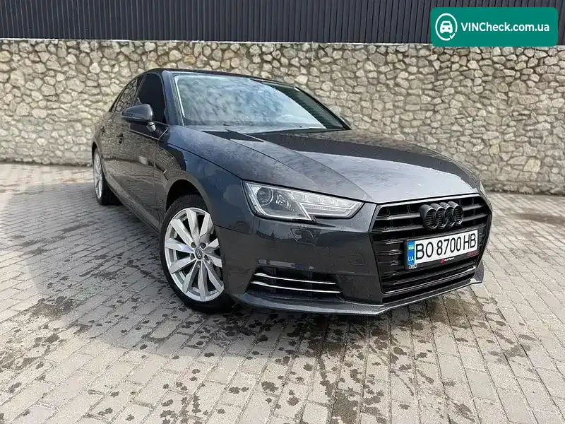 Audi A4 2016, фото з оголошення 2 з 20, VIN WAUGMAF48HN035688