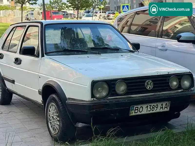 Volkswagen Golf 1988, фото з оголошення 1 з 7, VIN WVWZZZ19ZJW646616