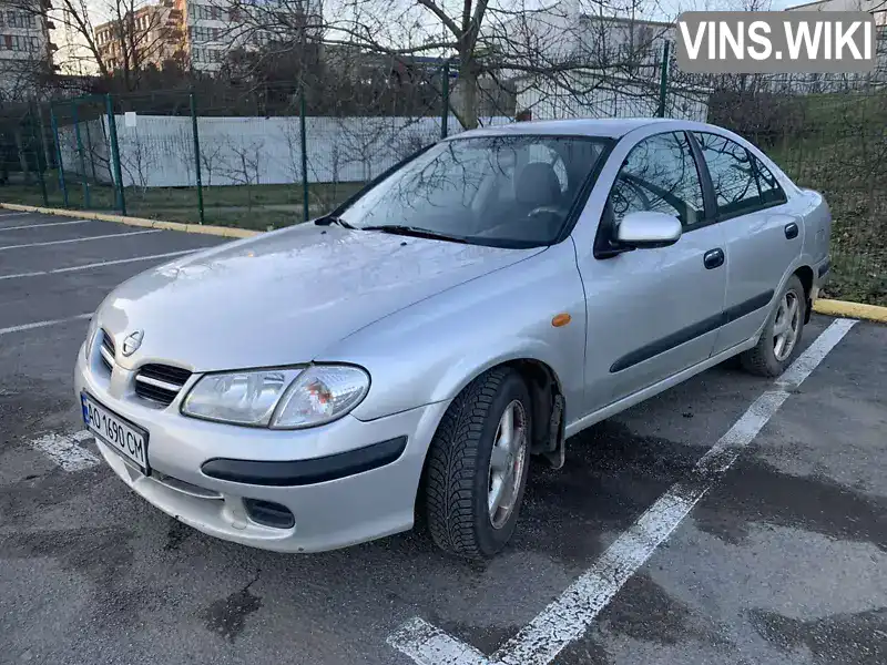 Nissan Almera 2001, фото з оголошення 2 з 13, VIN SJNBBAN16U0224581