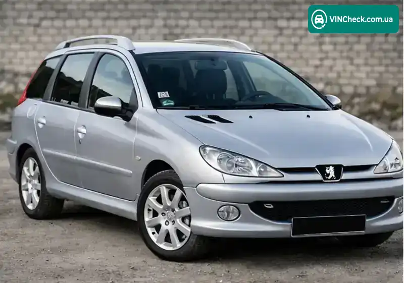 Peugeot 206 2004, фото з оголошення 1 з 6, VIN VF32KNFUF44242616