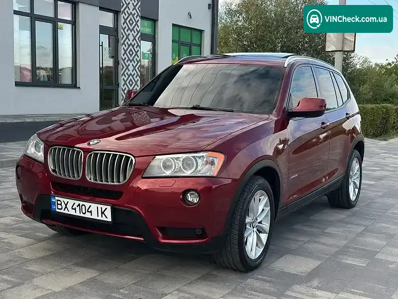 BMW X3 2012, фото з оголошення 2 з 20, VIN 5UXWX9C54D0A15853