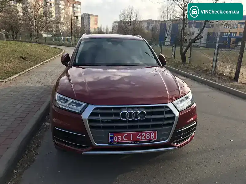 Audi Q5 2018, фото з оголошення 2 з 20, VIN WA1BNAFYXJ2232327