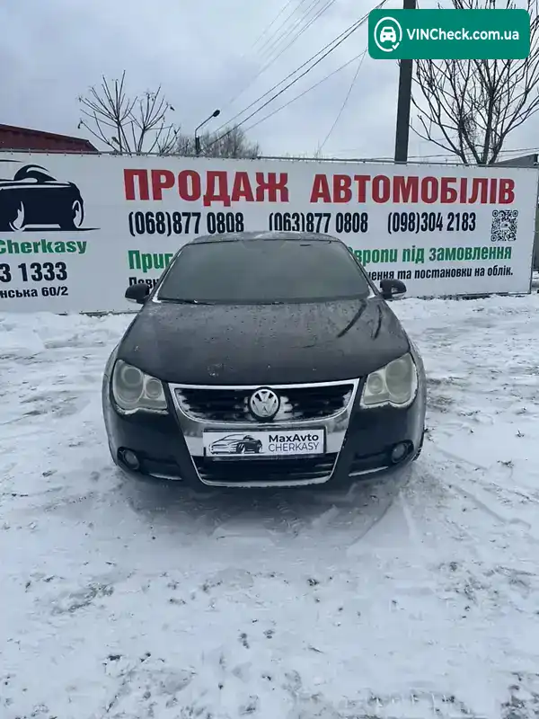 Volkswagen Eos 2008, фото з оголошення 2 з 21, VIN WVWZZZ1FZ8V002470