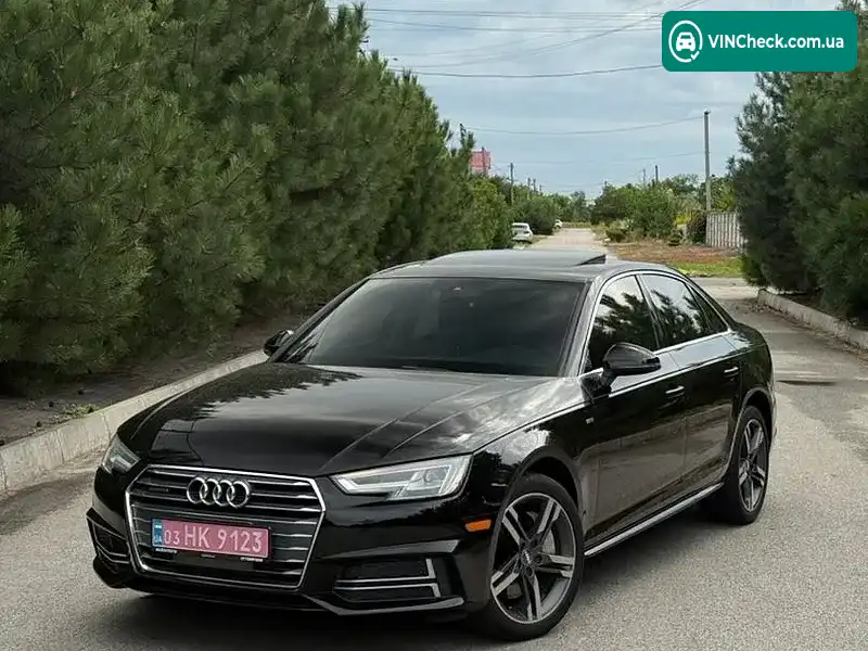 Audi A4 2017, фото з оголошення 2 з 18, VIN WAUENAF42HN018714