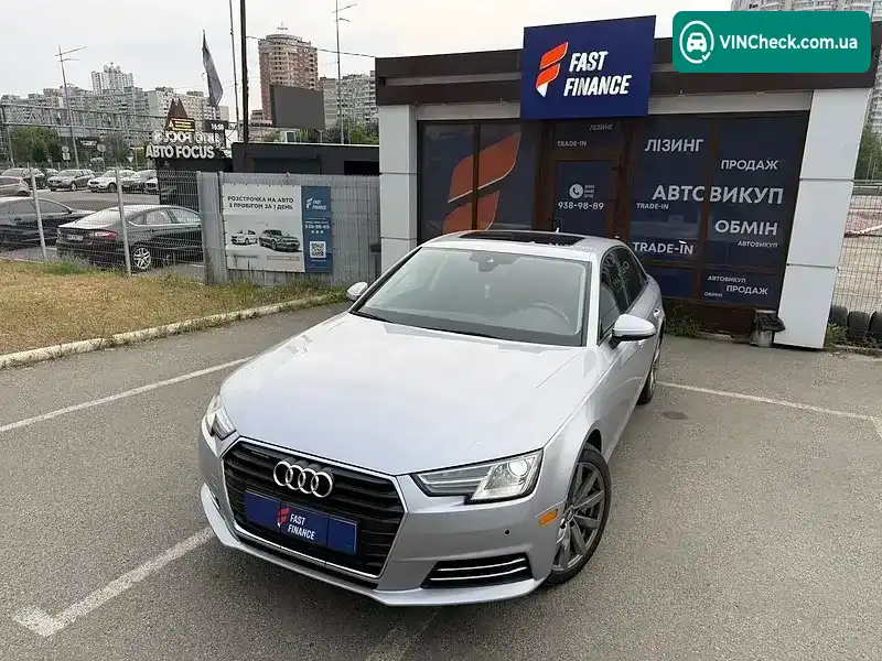 Audi A4 2016, фото з оголошення 2 з 20, VIN WAUANAF42HN018565