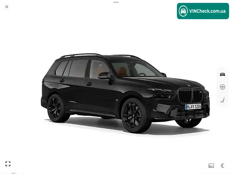 BMW X7 2025, фото з оголошення, VIN WBA21EN0909063067