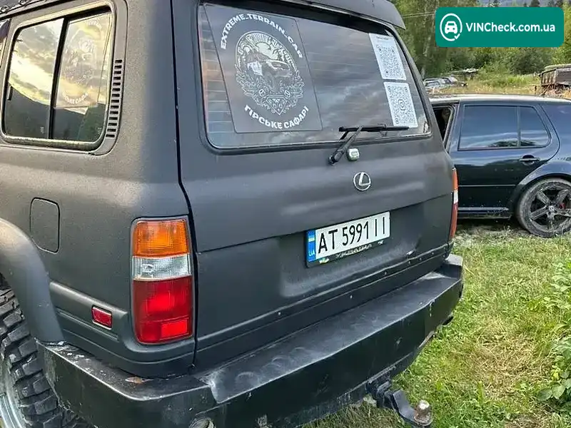 Lexus LX 1996, фото з оголошення 2 з 10, VIN JT6HJ88J7T0143731