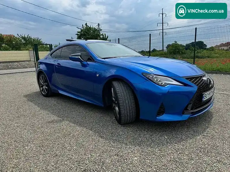 Lexus RC 2018, фото з оголошення 1 з 20, VIN JTHHA5BC0K5008561