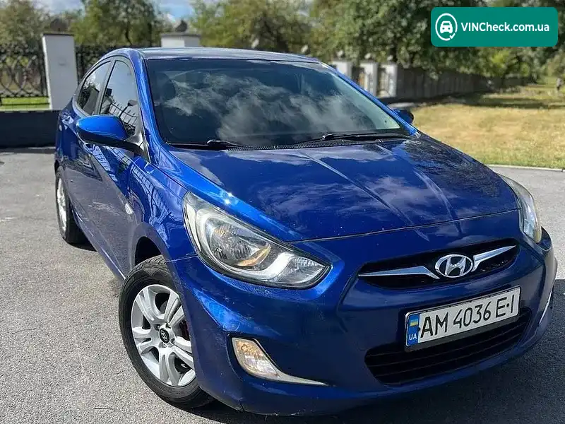 Hyundai Accent 2012, фото з оголошення 1 з 10, VIN Z94CU41CACR177079