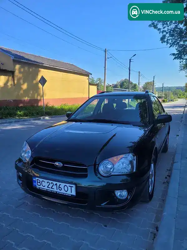Subaru Impreza 2003, фото з оголошення 1 з 20, VIN JF1GG9LR53G020335