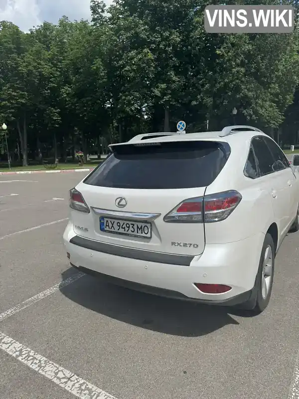 Lexus RX 2013, фото з оголошення 2 з 8, VIN JTJZA11A702027490