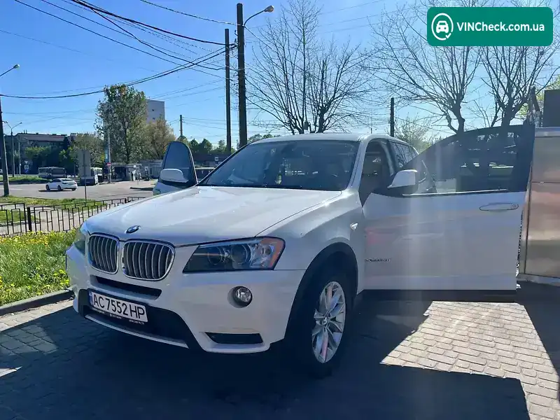 BMW X3 2012, фото з оголошення 1 з 21, VIN 5UXWX9C55D0A27042