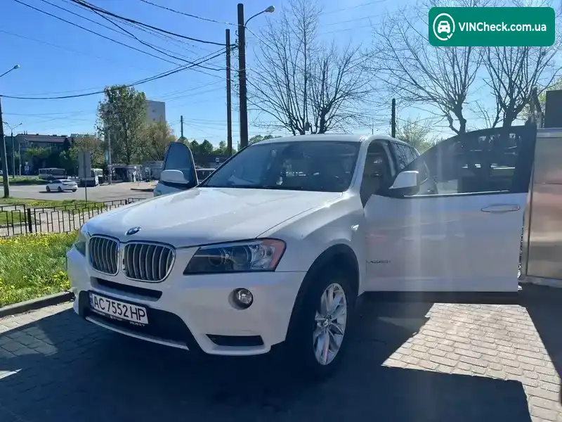 BMW X3 2012, фото з оголошення 2 з 21, VIN 5UXWX9C55D0A27042