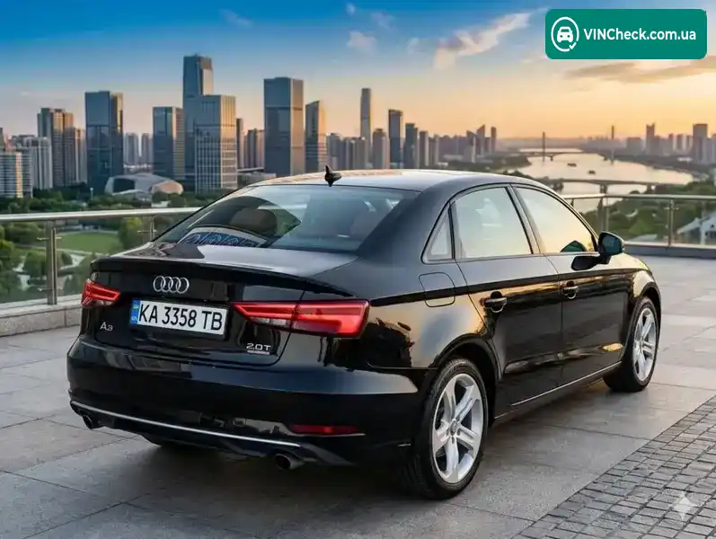 Audi A3 2018, фото з оголошення 2 з 13, VIN WAUB8GFFXJ1081300