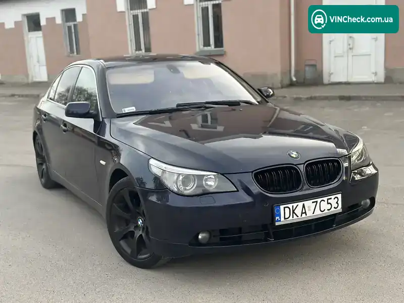 BMW 5 Series 2005, фото з оголошення 1 з 16, VIN WBANC71000B655989
