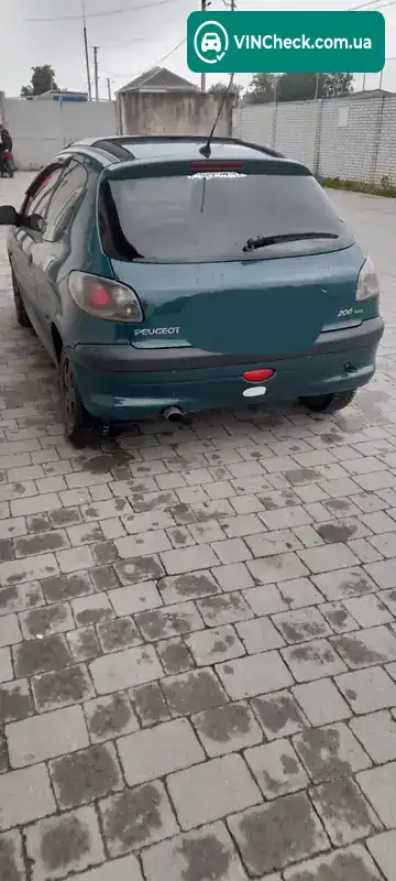 Peugeot 206 2001, фото з оголошення 2 з 6, VIN VF32CRHYU42096779